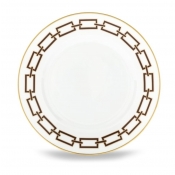 Ginori Catene Ebano Dessert Plate - 7.75"
